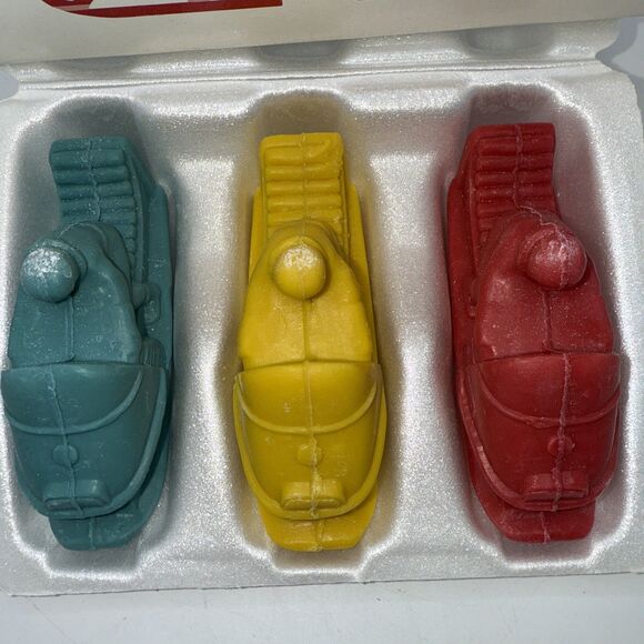 Vintage Avon SURE WINNER 3 Snow Buggy Snowmobile Soaps New Old Stock 1970s - Picture 4 of 10